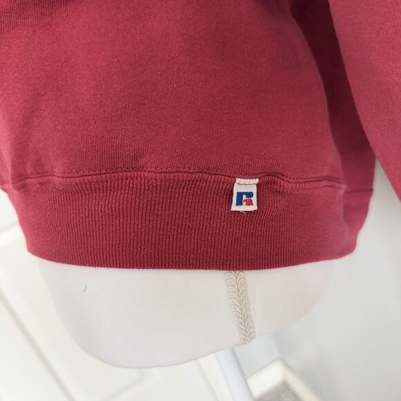 Vtg Standford University Russell Athletic Sweatshirt Unisex S Red White Crew USA - Picture 6 of 9